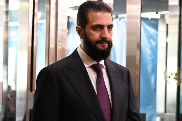 September 23, 2026, New York, New York, USA: President AHMAD AL-SHARAA of the Syrian Arab Republic arrives for day 2 of the opening of the 81st Session of the United Nations General Assembly at United Nations Headquarters in New York. New York USA - ZUMAs152 20260923_faa_s152_023 Copyright: xKylexMazzax