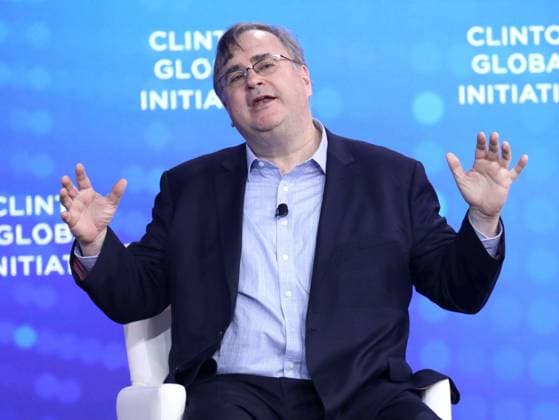 September 23, 2026, New York, New York, USA: Co-Founder of LinkedIn REID HOFFMAN seen during the Clinton Global Initiative 2026 Day 2 (CGI) held at the New York Hilton Hotel. New York USA - ZUMAk03_ 20260923_zaf_k03_156 Copyright: xNancyxKaszermanx