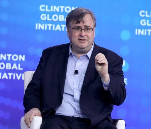 September 23, 2026, New York, New York, USA: Co-Founder of LinkedIn REID HOFFMAN seen during the Clinton Global Initiative 2026 Day 2 (CGI) held at the New York Hilton Hotel. New York USA - ZUMAk03_ 20260923_zaf_k03_151 Copyright: xNancyxKaszermanx