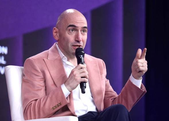 September 23, 2026, New York, New York, USA: CEO of Grindr GEORGE ARISON seen during the Clinton Global Initiative 2026 Day 2 (CGI) held at the New York Hilton Hotel. New York USA  - ZUMAk03_ 20260923_zaf_k03_068 Copyright: xNancyxKaszermanx
