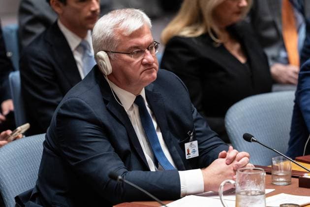 September 23, 2026, Bronx, New York, USA: Andrii Sybiha, Minister for Foreign Affairs of Ukraine attends Security Council meeting on Ukraine at UN Headquarters in New York, NY on September 23, 2026 as Russian aggression is going on for more than 4 years. Bronx USA - ZUMAr339 20260923_znp_r339_047 Copyright: xLevxRadinx