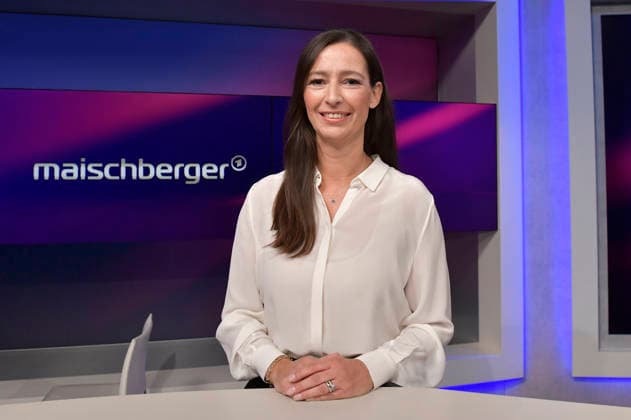 Pinar Atalay in der ARD-Talkshow maischberger im Studio Berlin Adlershof. Berlin, 23.09.2026