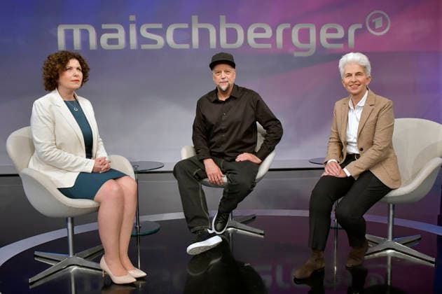 News Bilder des Tages #2 Amira Mohamed Ali, Smudo und Marie-Agnes Strack-Zimmermann in der ARD-Talkshow maischberger im Studio Berlin Adlershof. Berlin, 23.09.2026
