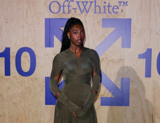 MFW Spring Summer 2027 Off-White™ 10x10 Imaginary Palace Party MP MILAN, ITALY - SEPTEMBER 23: Aniya Harvey attends Off-White™ 10x10 Imaginary Palace during Milan Fashion Week Womenswear Spring Summer 2027 on September 23, 2026 in Milan, Italy. Photo by Marco Piovanotto Abacapress.com Milan Italy  Copyright: xPiovanottoxMarco ABACAx