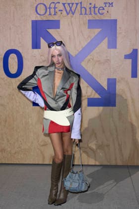 MFW Spring Summer 2027 Off-White™ 10x10 Imaginary Palace Party MP MILAN, ITALY - SEPTEMBER 23: Chadia Rodriguez attends Off-White™ 10x10 Imaginary Palace during Milan Fashion Week Womenswear Spring Summer 2027 on September 23, 2026 in Milan, Italy. Photo by Marco Piovanotto Abacapress.com Milan Italy  Copyright: xPiovanottoxMarco ABACAx