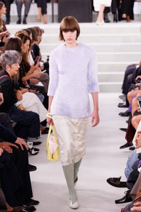 IPA88882718 - Milan, Milan Women™s Fashion Week Spring Summer 2027 - Women™s Fashion, Spring Summer 2027 - Jil Sander fashion show - seen on the runway in the photo: Model.  Copyright: xCinziaxCamelax xx IPA88882718