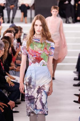 IPA88882616 - Milan, Milan Women™s Fashion Week Spring Summer 2027 - Women™s Fashion, Spring Summer 2027 - Jil Sander fashion show - seen on the runway in the photo: Model.  Copyright: xCinziaxCamelax xx IPA88882616