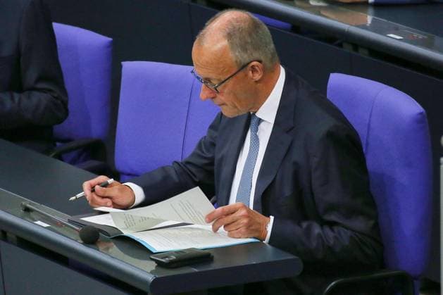 Berlin, Deutschland, 24.09.2026: Deutscher Bundestag: 96. Bundestagssitzung: Bundeskanzler Friedrich Merz (CDU) Copyright: xdtsxNachrichtenagenturx dts_136190