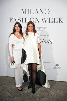 MFW - Gala Dinner hosted by the National Chamber of Italian Fashion Giulia Cinà and Lavinia Biagiotti attend the Spring Summer 2027 Gala Dinner hosted by the National Chamber of Italian Fashion during Milan Women s Fashion Week in Milan, Italy on September 23, 2026. Photo by Riccardo Giordano IPA ABACAPRESS.COM Milan Italy  Copyright: xGiordanoxRiccardo IPA ABACAx