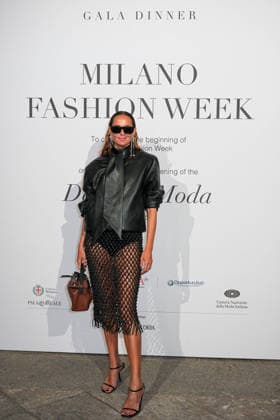 MFW - Gala Dinner hosted by the National Chamber of Italian Fashion Candela Pelizza attends the Spring Summer 2027 Gala Dinner hosted by the National Chamber of Italian Fashion during Milan Women s Fashion Week in Milan, Italy on September 23, 2026. Photo by Riccardo Giordano IPA ABACAPRESS.COM Milan Italy  Copyright: xGiordanoxRiccardo IPA ABACAx