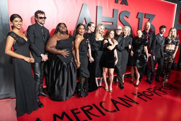 September 23, 2026, Bronx, New York, USA: Avantika Vandanapu, Paul Anthony Kelly, Gabourey Sidibe, Angela Bassett, Sarah Paulson, Leslie Grossman, Billie Lourd, Ryan Murphy, Jessica Lange, Mena Suvari, Fedor Steer, Joey Pollari and Elle Chapman attend premiere American Horror Story: 13 by FX Hulu at The Hotel Chelsea in New York, NY on September 23, 2026. Bronx USA - ZUMAr339 20260923_znp_r339_245 Copyright: xLevxRadinx