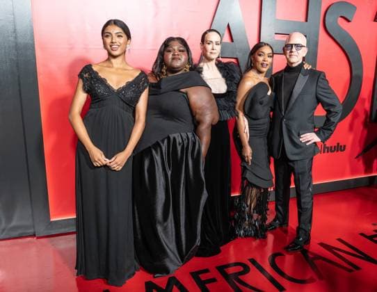 September 23, 2026, Bronx, New York, USA: Avantika Vandanapu, Gabourey Sidibe, Sarah Paulson, Angela Bassett and Ryan Murphy attend premiere American Horror Story: 13 by FX Hulu at The Hotel Chelsea in New York, NY on September 23, 2026. Bronx USA  - ZUMAr339 20260923_znp_r339_248 Copyright: xLevxRadinx
