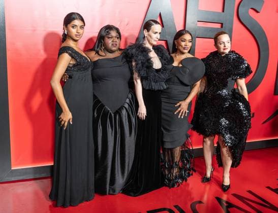 September 23, 2026, Bronx, New York, USA: Avantika Vandanapu, Gabourey Sidibe, Sarah Paulson, Angela Bassett and Mena Suvari attend premiere American Horror Story: 13 by FX Hulu at The Hotel Chelsea in New York, NY on September 23, 2026. Bronx USA  - ZUMAr339 20260923_znp_r339_249 Copyright: xLevxRadinx