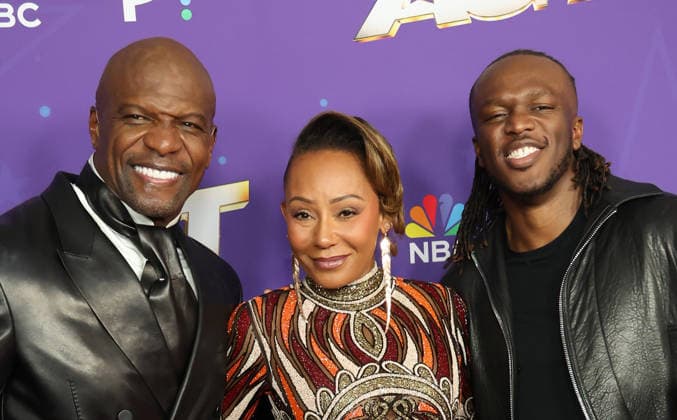 America s Got Talent Season 21 Finale Results Red Carpet 23 September 2025 - Pasadena, California - Terry Crews, Mel B, Melanie Brown, KSI,Olajide Olayinka Williams Olatunji. Attend America s Got Talent Season 21 Finale Results Red Carpet held at the Hotel Dena Pasadena, in Pasadena ., Credit:FS Faye Sadou Avalon United States, CA, Pasadena, Hotel Dena Pasadena Copyright: xFSx xFayexSadoux xAvalonx 1137742601