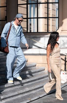Brad Pitt and Ines de Ramon are seen leaving the Maria Cristina Hotel during the 74th San Sebastián International Film Festival (SSIFF) in San Sebastián on September 24, 2026, in Saint Sébastien, San Sebastián  Copyright: xLALOxYASKYx xBESTIMAGExLALOxYASKYx xBESTIMAGEx