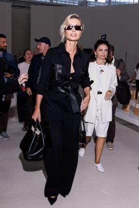 IPA88905191 - Milan, Milan Women™s Fashion Week Spring Summer 2027 - Women™s Fashion, Spring Summer 2027 - Max Mara fashion show - guests - Pictured: Anna Ferzetti.  Copyright: xCinziaxCamelax xx IPA88905191