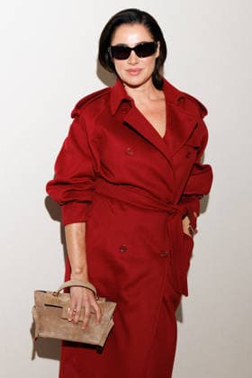 IPA88906449 - Milan, Milan Women™s Fashion Week Spring Summer 2027 - Women™s Fashion, Spring Summer 2027 - Max Mara fashion show - guests - Pictured: Luisa Ranieri.  Copyright: xCinziaxCamelax xx IPA88906449