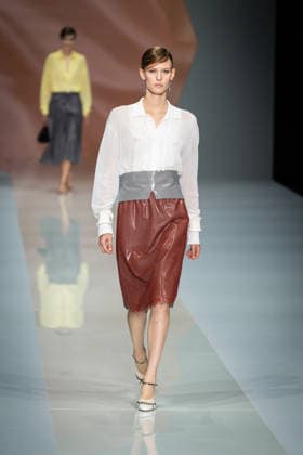 Anteprima fashion show during the Milan Fashion Week - Womenswear Spring Summer 2027 in Milan, Italy, on 24 September 2026. A model walks the runway at Anteprima fashion show during the Milan Fashion Week - Womenswear Spring Summer 2027 in Milan, Italy, on 24 September 2026., Credit:Stefano Costantino TTL Stefano Costantino Avalon Italy, Milan  Copyright: xStefanoxCostantinoxTTLx xStefanoxCostantinox xAvalonx 1137815048