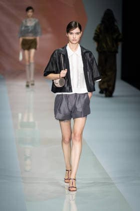 Anteprima fashion show during the Milan Fashion Week - Womenswear Spring Summer 2027 in Milan, Italy, on 24 September 2026. A model walks the runway at Anteprima fashion show during the Milan Fashion Week - Womenswear Spring Summer 2027 in Milan, Italy, on 24 September 2026., Credit:Stefano Costantino TTL Stefano Costantino Avalon Italy, Milan  Copyright: xStefanoxCostantinoxTTLx xStefanoxCostantinox xAvalonx 1137815158