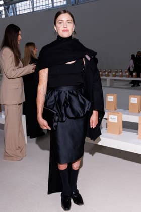IPA88907216 - Milan, Milan Women™s Fashion Week Spring Summer 2027 - Women™s Fashion, Spring Summer 2027 - Max Mara fashion show - guests - Pictured: Veronica Yoko  Copyright: xCinziaxCamelax xx IPA88907216