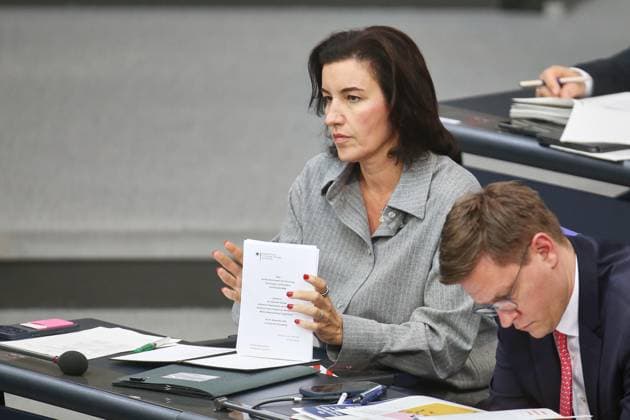 Berlin, Deutschland, 24.09.2026: Deutscher Bundestag: 96. Bundestagssitzung: Bundesministerin für Forschung, Technologie und Raumfahrt Dorothee Bär (CSU) Copyright: xdtsxNachrichtenagenturx dts_136338