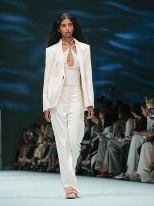 IPA88906700 - Milan, Milan Women™s Fashion Week Spring Summer 2027 - Women™s Fashion, Spring Summer 2027 - Genny fashion show - pictured on the runway: Model.  Copyright: xEmanuelexDexCarlix xEmanuelexDexCarlix IPA88906700