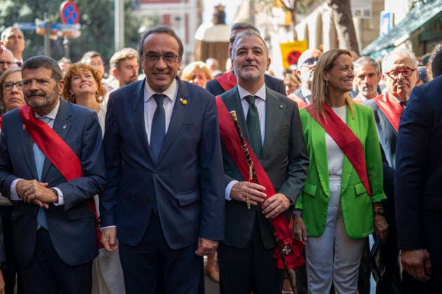 La Mercè Festival in Barcelona: Barcelona Mayor Jaume Collboni during the La Mercè public procession on September 24, 2026, in Barcelona, Catalonia, Spain. The 2026 Mercè Festival is being held in Barcelona from September 23 to 27. As the city’s major festival, this year’s festival features more than 109 free concerts, street performances, and its iconic cultural traditions. SEPTEMBER 24, 2026 Lorena Sopê Spain  Copyright: xLorenaxSopÃªnax 7796661