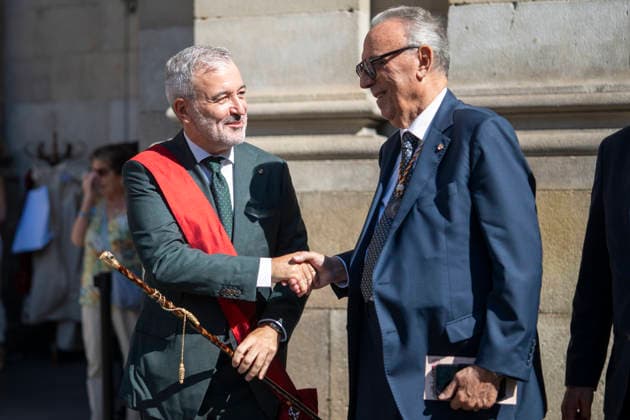 La Mercè Festival in Barcelona: Barcelona Mayor Jaume Collboni during the La Mercè public procession on September 24, 2026, in Barcelona, Catalonia, Spain. The 2026 Mercè Festival will be held in Barcelona from September 23 to 27. As the city’s major festival, this year’s festival features more than 109 free concerts, street performances, and its iconic cultural traditions. SEPTEMBER 24, 2026 Lorena Sopê Spain  Copyright: xLorenaxSopÃªnax 7796659