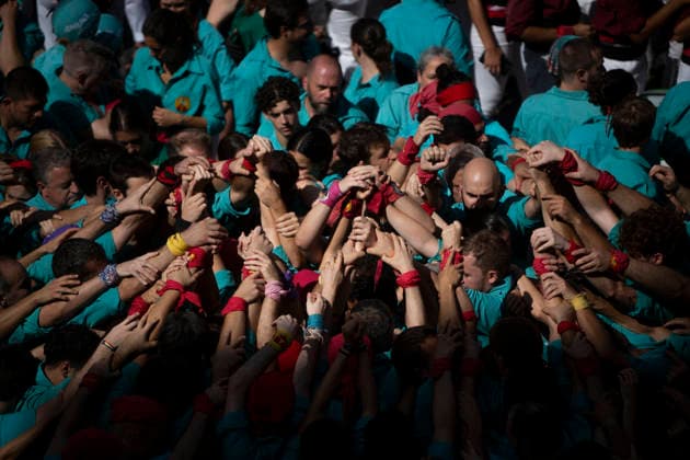 La Mercè Festival in Barcelona: Building a Castell during the Castellera Day of the La Mercè Festival, on September 24, 2026, in Barcelona, Catalonia, Spain. The 2026 Mercè Festival will be held in Barcelona from September 23 to 27. As the city’s major festival, this year’s festival features more than 109 free concerts, street performances, and its iconic cultural traditions. SEPTEMBER 24, 2026 Lorena Sopê Spain  Copyright: xLorenaxSopÃªnax 7796667
