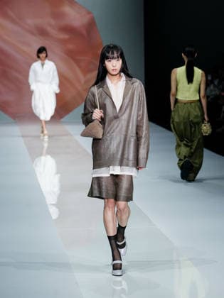 IPA88910735 - Milan, Milan Women™s Fashion Week Spring Summer 2027 - Women™s Fashion, Spring Summer 2027 - Anteprima fashion show - pictured on the runway: model  Copyright: xEmanuelexDexCarlix xEmanuelexDexCarlix IPA88910735