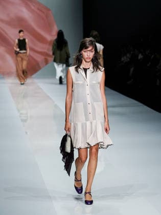 IPA88910690 - Milan, Milan Women™s Fashion Week Spring Summer 2027 - Women™s Fashion, Spring Summer 2027 - Anteprima fashion show - pictured on the runway: model  Copyright: xEmanuelexDexCarlix xEmanuelexDexCarlix IPA88910690