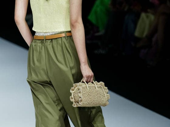 IPA88910730 - Milan, Milan Women™s Fashion Week Spring Summer 2027 - Women™s Fashion, Spring Summer 2027 - Anteprima fashion show - pictured on the runway: model  Copyright: xEmanuelexDexCarlix xEmanuelexDexCarlix IPA88910730
