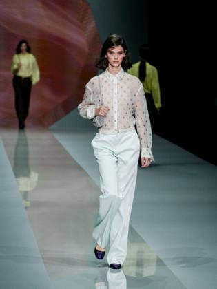 IPA88909257 - Milan, Milan Women™s Fashion Week Spring Summer 2027 - Women™s Fashion, Spring Summer 2027 - Anteprima fashion show - pictured on the runway: model  Copyright: xEmanuelexRobertoxDexCarlix xx IPA88909257