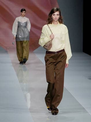 IPA88910005 - Milan, Milan Women™s Fashion Week Spring Summer 2027 - Women™s Fashion, Spring Summer 2027 - Anteprima Fashion Show - pictured on the runway: model  Copyright: xEmanuelexDexCarlix xEmanuelexDexCarlix IPA88910005