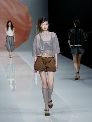 IPA88910063 - Milan, Milan Women™s Fashion Week Spring Summer 2027 - Women™s Fashion, Spring Summer 2027 - Anteprima fashion show - pictured on the runway: model  Copyright: xEmanuelexDexCarlix xEmanuelexDexCarlix IPA88910063