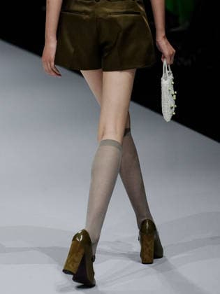 IPA88910069 - Milan, Milan Women™s Fashion Week Spring Summer 2027 - Women™s Fashion, Spring Summer 2027 - Anteprima fashion show - pictured on the runway: model  Copyright: xEmanuelexDexCarlix xEmanuelexDexCarlix IPA88910069