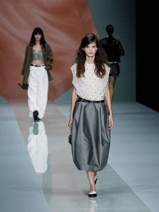 IPA88910073 - Milan, Milan Women™s Fashion Week Spring Summer 2027 - Women™s Fashion, Spring Summer 2027 - Anteprima fashion show - pictured on the runway: model  Copyright: xEmanuelexDexCarlix xEmanuelexDexCarlix IPA88910073