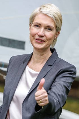 Bewerbung um Olympische und Paralympische Spiele KoelnRheinRuhr Ministerpraesidentin Manuela Schwesig im Rahmen der Bewerbung um Olympische und Paralympische Spiele KoelnRheinRuhr am 24.09.26 in Berlin. Berlin Berlin Deutschland Westwind