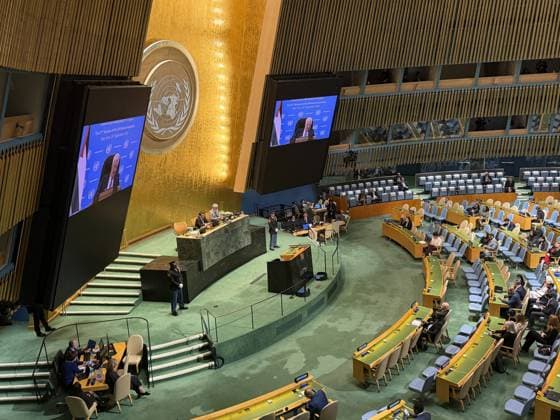 Palestinian President Abbas addresses UN General Assembly by video NEW YORK, UNITED STATES - SEPTEMBER 24: Palestinian President Mahmud Abbas addresses the 81st session of the United Nations General Assembly by video at the UN headquarters in New York, United States, on September 24, 2026. Selcuk Acar Anadolu New York United States. Editorial use only. Please get in touch for any other usage.  Copyright: x2026xAnadoluxSelcukxAcarx