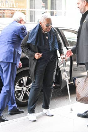IPA88912813 - Milan, Fashion Week, leaving Palazzo Parigi Pictured: Bethann Hardison  Copyright: xManuelexMangiarotti ipa-agency.netx xManuelexMangiarottix IPA88912813