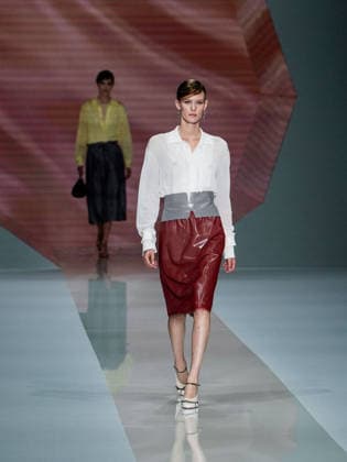 IPA88909233 - Milan, Milan Women™s Fashion Week Spring Summer 2027 - Women™s Fashion, Spring Summer 2027 - Anteprima fashion show - pictured on the runway: model  Copyright: xEmanuelexDexCarlix xEmanuelexDexCarlix IPA88909233