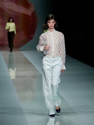 IPA88909259 - Milan, Milan Women™s Fashion Week Spring Summer 2027 - Women™s Fashion, Spring Summer 2027 - Anteprima fashion show - pictured on the runway: model  Copyright: xEmanuelexRobertoxDexCarlix xx IPA88909259