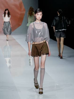 IPA88910065 - Milan, Milan Women™s Fashion Week Spring Summer 2027 - Women™s Fashion, Spring Summer 2027 - Anteprima fashion show - pictured on the runway: model  Copyright: xEmanuelexDexCarlix xEmanuelexDexCarlix IPA88910065