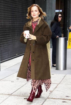 NEW YORK, NY- SEPTEMBER 24: Mena Suvari seen at Good Morning America on September 24, 2026 in New York City. Credit; RW MediaPunch Copyright: xRWx