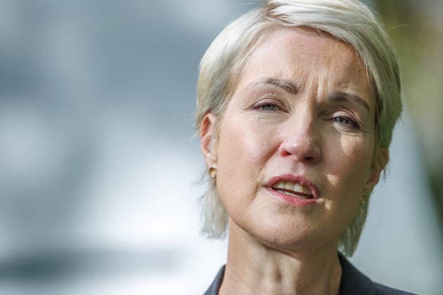 Bewerbung um Olympische und Paralympische Spiele KoelnRheinRuhr Ministerpraesident Hendrik Wuest und Ministerpraesidentin Manuela Schwesig im Rahmen der Bewerbung um Olympische und Paralympische Spiele KoelnRheinRuhr am 24.09.26 in Berlin. Berlin Berlin Deutschland Westwind