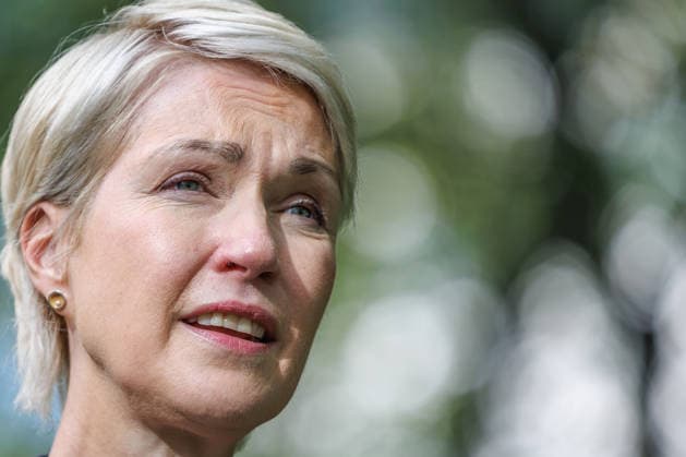 Bewerbung um Olympische und Paralympische Spiele KoelnRheinRuhr Ministerpraesident Hendrik Wuest und Ministerpraesidentin Manuela Schwesig im Rahmen der Bewerbung um Olympische und Paralympische Spiele KoelnRheinRuhr am 24.09.26 in Berlin. Berlin Berlin Deutschland Westwind