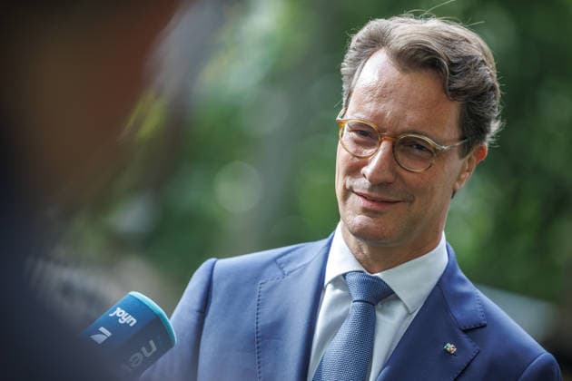 Bewerbung um Olympische und Paralympische Spiele KoelnRheinRuhr Ministerpraesident Hendrik Wuest und Ministerpraesidentin Manuela Schwesig im Rahmen der Bewerbung um Olympische und Paralympische Spiele KoelnRheinRuhr am 24.09.26 in Berlin. Berlin Berlin Deutschland Westwind