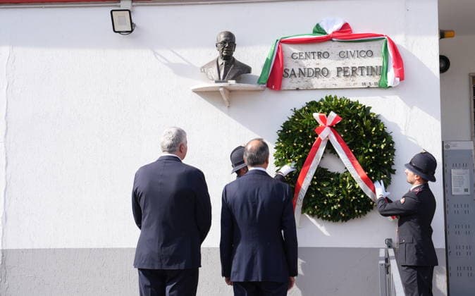 IPA88919441 - Milan, September 24, 2026: Unveiling of the mural dedicated to Sandro Pertini on Via Oglio, with Giuseppe Sala and Stefano Bianco  Copyright: xDuilioxPiaggesix xDuilioxPiaggesix IPA88919441