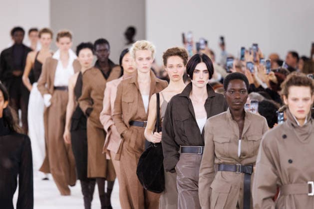 IPA88919692 - Milan, Milan Women™s Fashion Week Spring Summer 2027 - Women™s Fashion, Spring Summer 2027 - Max Mara fashion show - pictured on the runway: Model  Copyright: xCinziaxCamelax xx IPA88919692