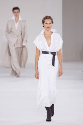 MFW - Max Mara Runway A model walks the runway during the Max Mara fashion show at Milan Women’s Fashion Week Spring Summer 2027 in Milan, Italy on September 24, 2026. Photo by Cinzia Camela IPA ABACAPRESS.COM Milan Italy  Copyright: xIPA ABACAx